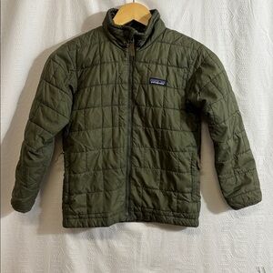Patagonia Kid's Green puffer coat Jacket